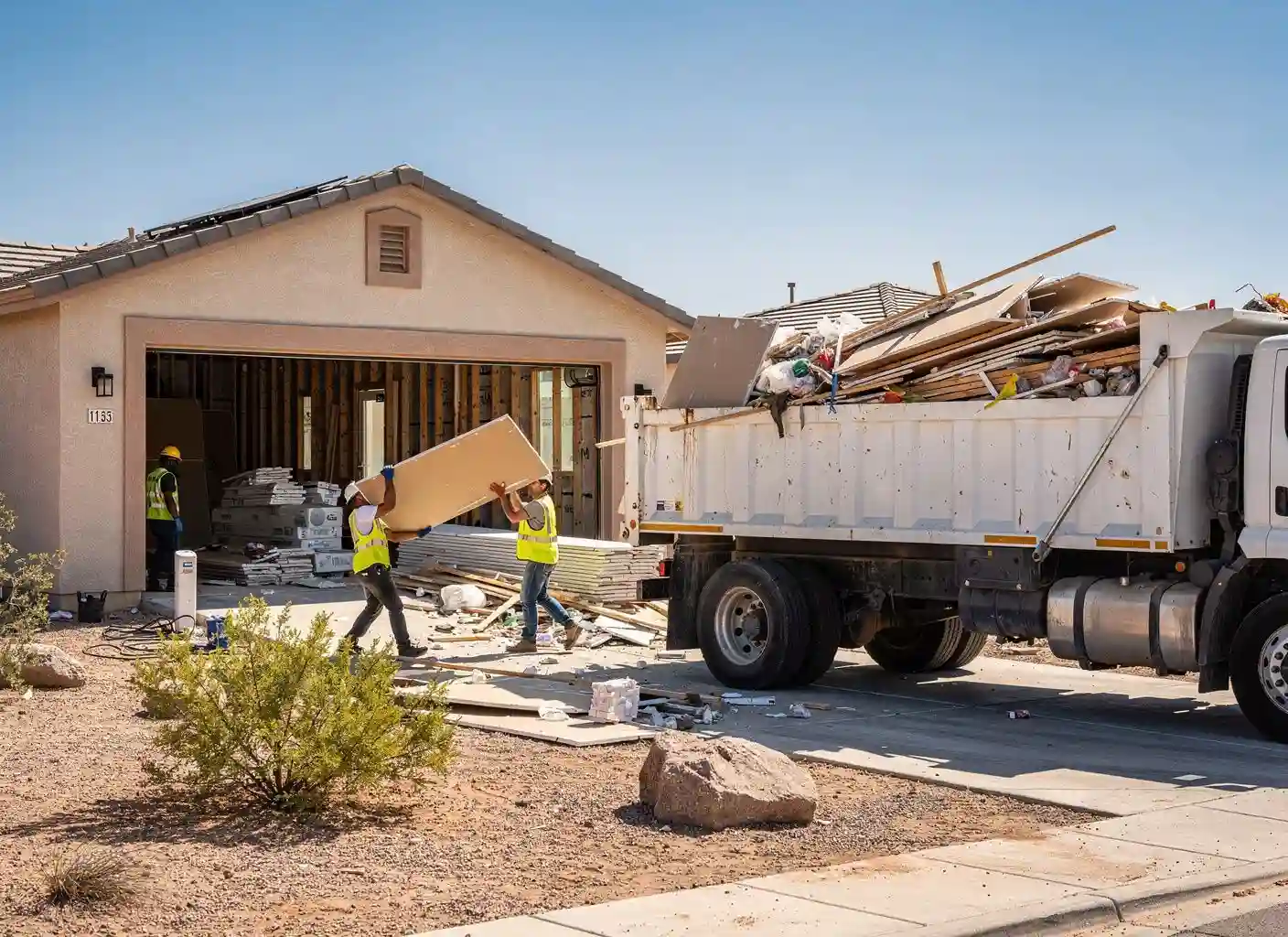 Construction Debris Removal service - Mesa Junk Removal
