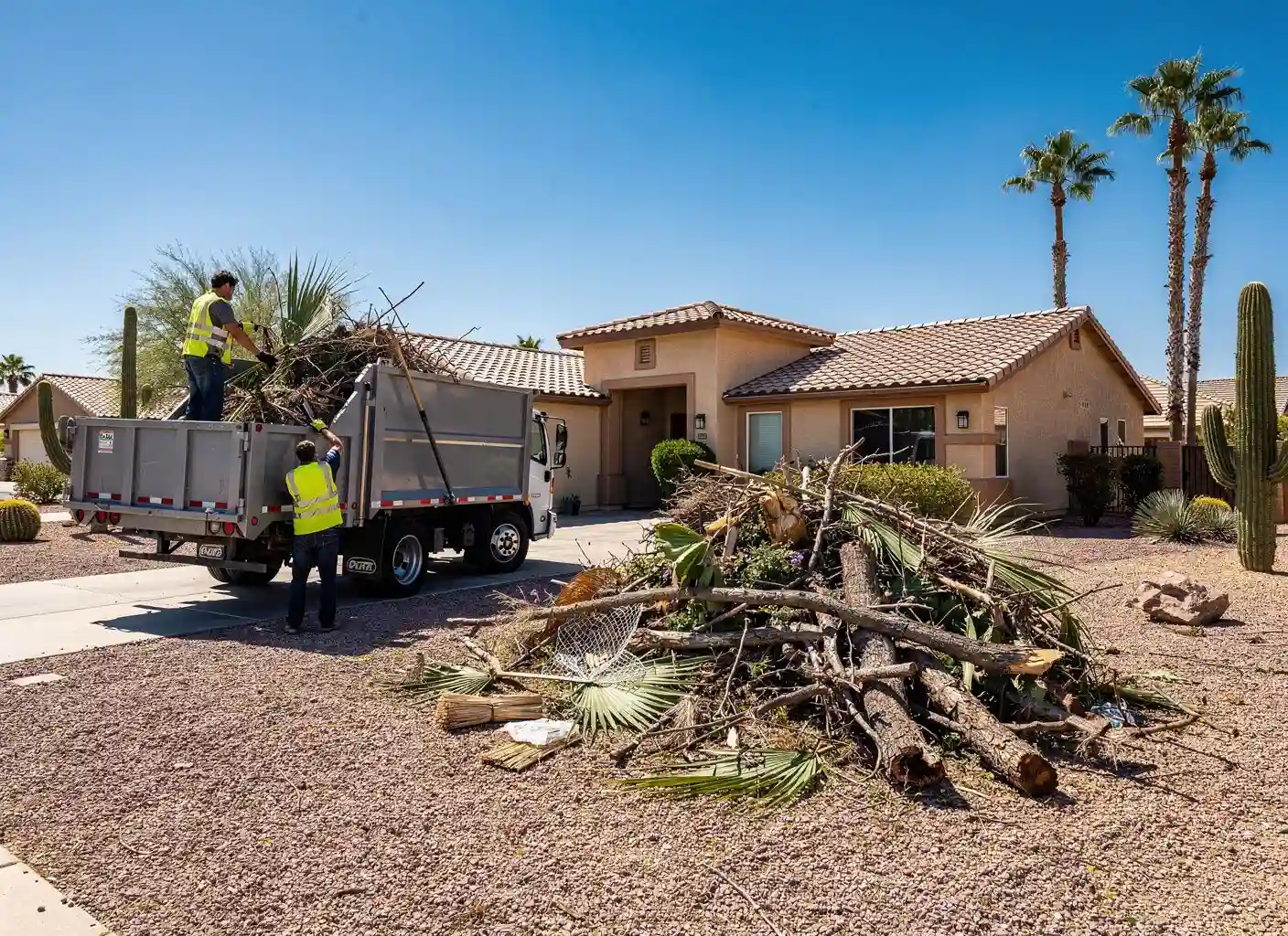 Yard Waste Removal service - Mesa Junk Removal